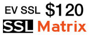 EV SSL Certificate at $120 By SSL Matrix