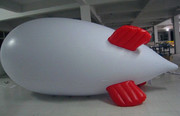 8M Inflatable Advertising Blimp /Flying Giant Helium Airplane YR Logo